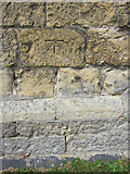 SE8782 : 1GL bench mark and bolt, St John's, Allerston by John S Turner