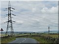 Power lines crossing Old Allen Road