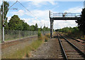 North from Mill Lane crossing