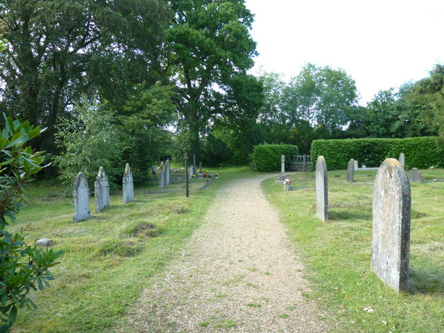 The graveyard at All Saints church, Awbridge (viii)