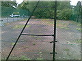 Tired tennis court, Ridgeway Road North, Osterley