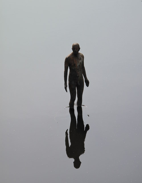 Sculpture in the Water of Leith