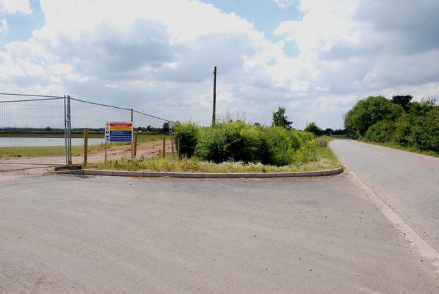 Entrance to new Building Site, Barley Green Lane