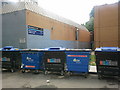 Wheely bins at Elephant and Castle