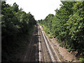 Railway west of Halstow Road