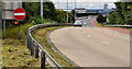 J3477 : Slip-road, Fortwilliam roundabout, Belfast (3) by Albert Bridge
