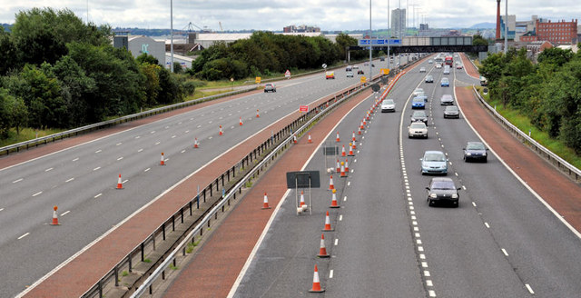 Safety barrier replacement, M2, Belfast (2)