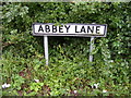 Abbey Lane sign