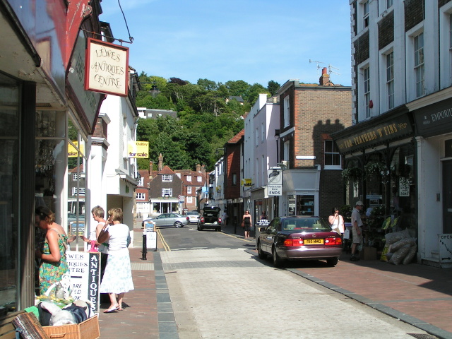 Cliffe high street in the sunshine