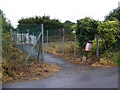 Footpath to the B1119 Saxmundham Road