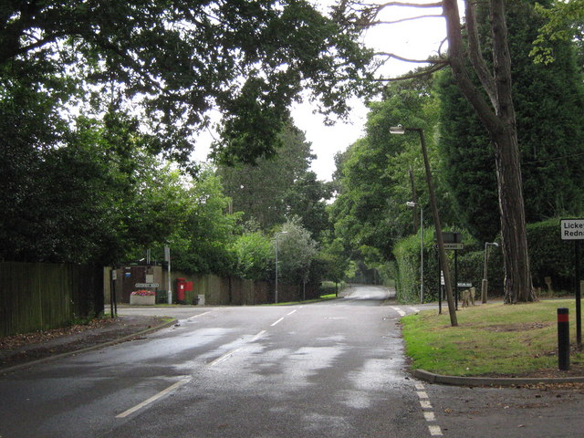 Fiery Hill Road At The Lickey & Blackwell Parish Boundary