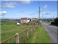 View of the crossroads at Medomsley Edge