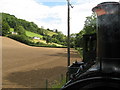 Fields beside the Welshpool & Llanfair Light Railway