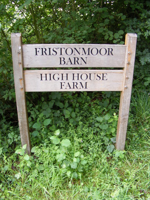 Friston Moor Barn & High House Farm signs
