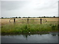 Drain and farmland to the north of Flaxley Road