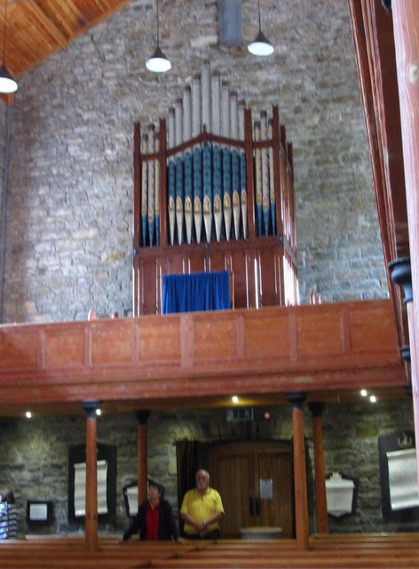 The organ loft at Drumcliff Parish Church