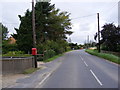 TM4463 : B1122 Abbey Road & Abbey Road George V Postbox by Geographer