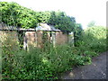 Old toilets at Lower Hockenden Farm