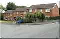 Houses on the south side of Wells Close, Gaer, Newport