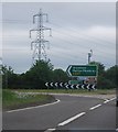 SK9034 : The A607 turn off to Grantham, A1 by N Chadwick
