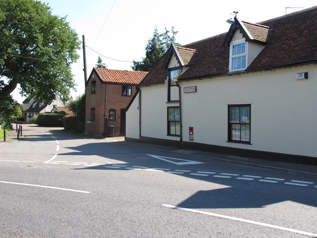 Church Road junction, Stutton