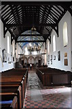 SU8284 : Interior of Hurley church by Philip Halling
