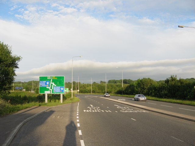 A59 Looking Towards The M6 Junction 31 © Stephen Armstrong Cc By Sa20