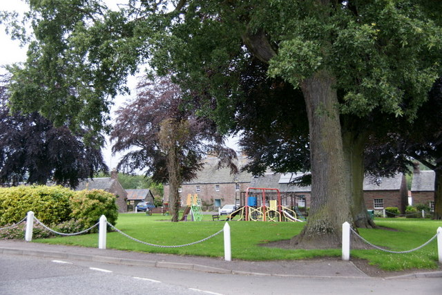 Play park at the Green in Spittalfield