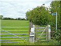 Footpath to Wickhamford church