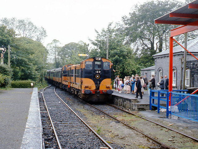 Special passenger train at Gort station