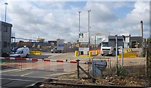 TQ5677 : Entry to Purfleet Thames Terminal by N Chadwick