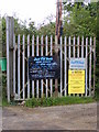 Gate of the Just VW Audi Scrapyard in Moat Road