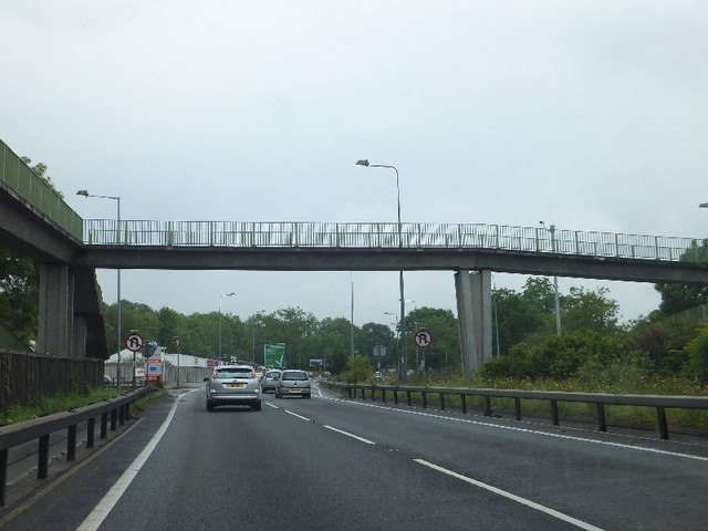 Footbridge over A3
