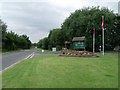 Entrance to Willows Caravan Park