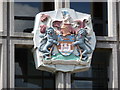 Newcastle-under-Lyme: coat of arms on the Civic Offices