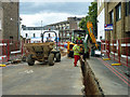 Trenching in Stockwell Park Road