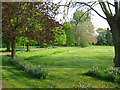 Park land along the road to The Manor and Manor Farm