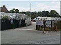 Caravan storage site on Lynemouth Road, Ellington