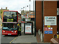 Outside Norwood bus garage