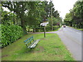 Woodhall Spa Village Sign on Horncastle Road