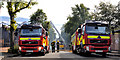 J3472 : Fire appliances (on call), Belfast (4) by Albert Bridge