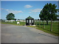 The entrance to York Harness Raceway