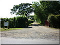 The entrance to Yorkshire Heart Vineyard