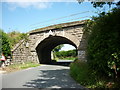 The rail bridge on Gilsthwaite Lane