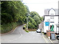 Road junction alongside the Dinas Inn, Pontneddfechan