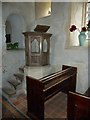 St Mary, Ashley: pulpit