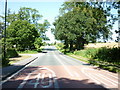 The B6165, Ripley Road towards Ripley