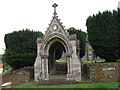 Lych gate at St Denys church, Cold Ashby