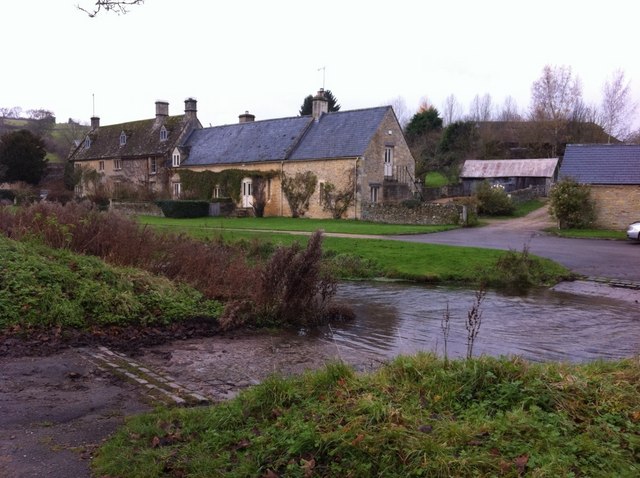 Ford on the River Eye at Upper Slaughter