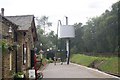 SE0335 : Oxenhope Station and water column by SMJ